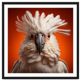 Close Up Portrait Of A White Cockatoo Parrot thumbnail