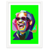 Ray Charles Jazz Singer Pop Art Illustration