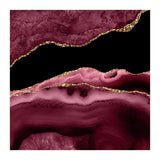 Burgundy & Gold Agate Texture 13  (Print Only) thumbnail
