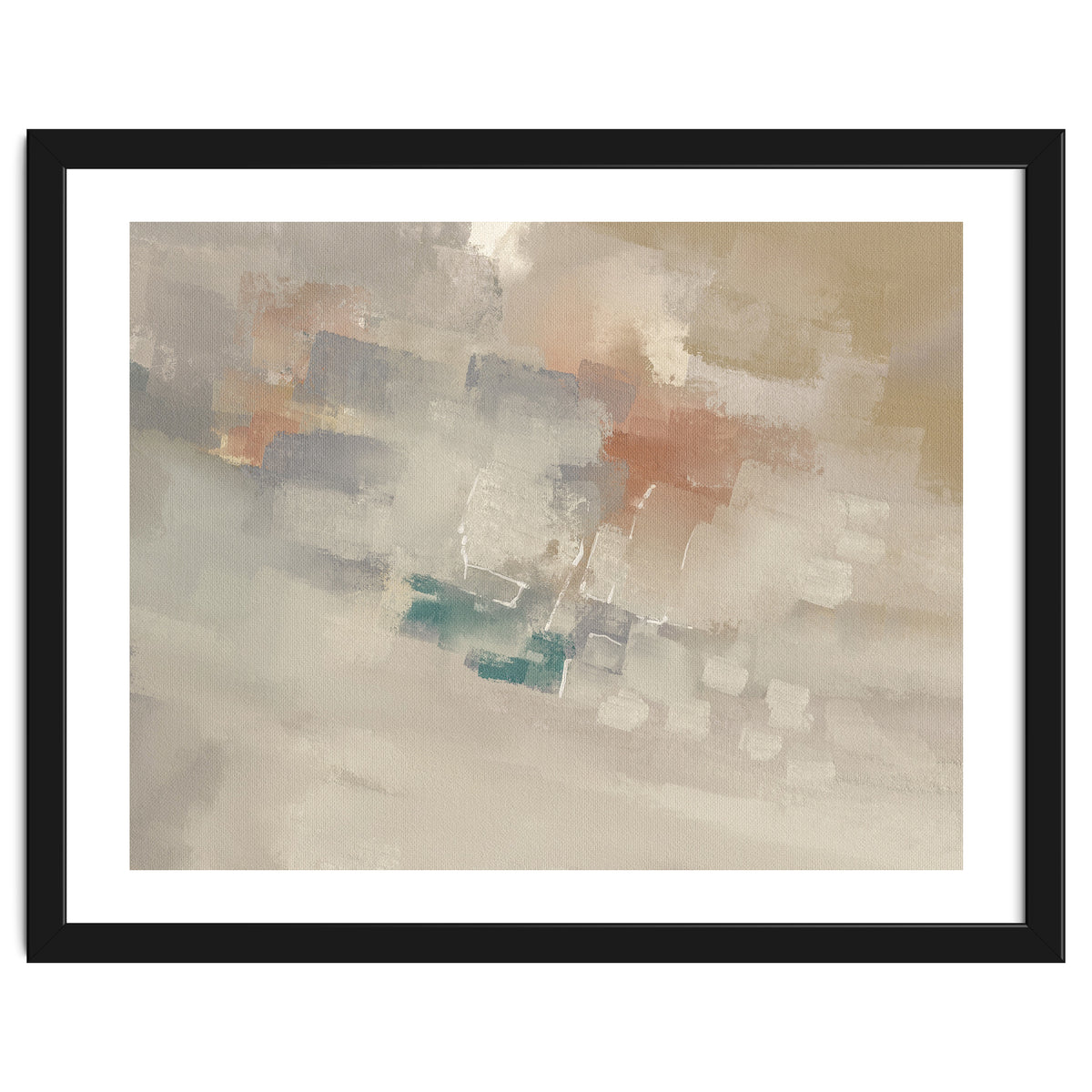 Abstract oil painting