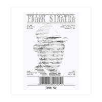 Receipt Art Frank Sinatra (Print Only)