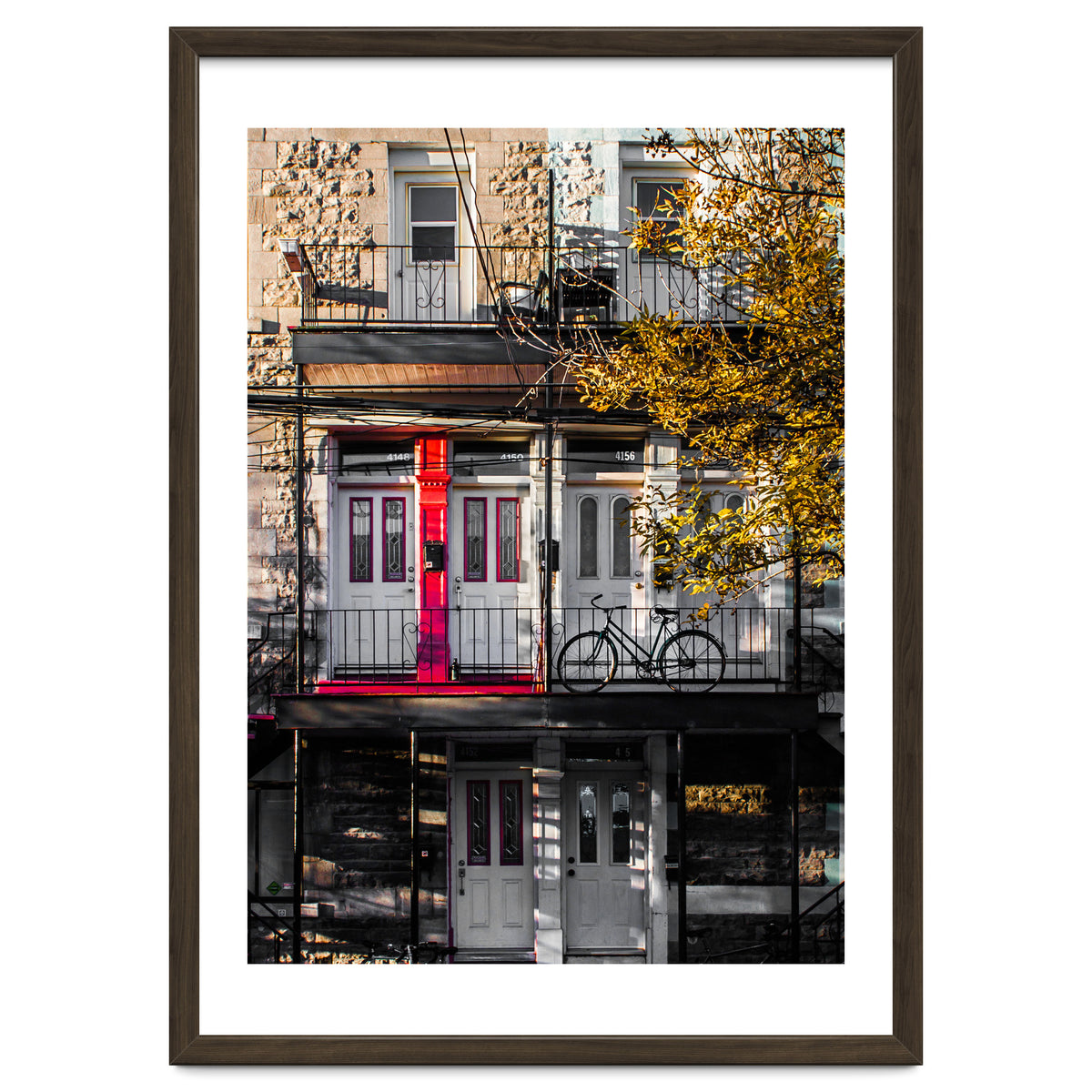 Montreal Bicycle Balcony No 1 Color Version