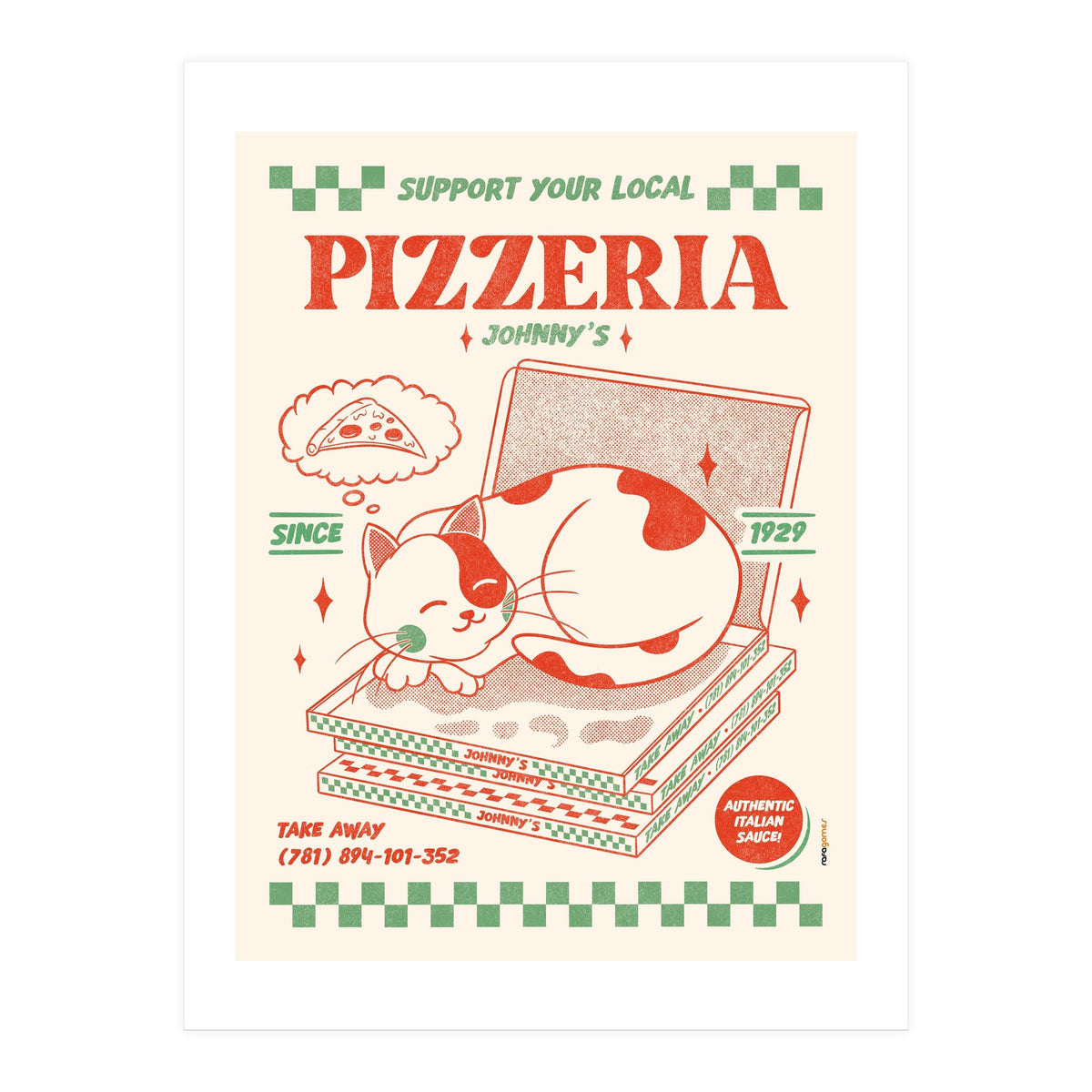 Support Your Local Pizzeria (Print Only)