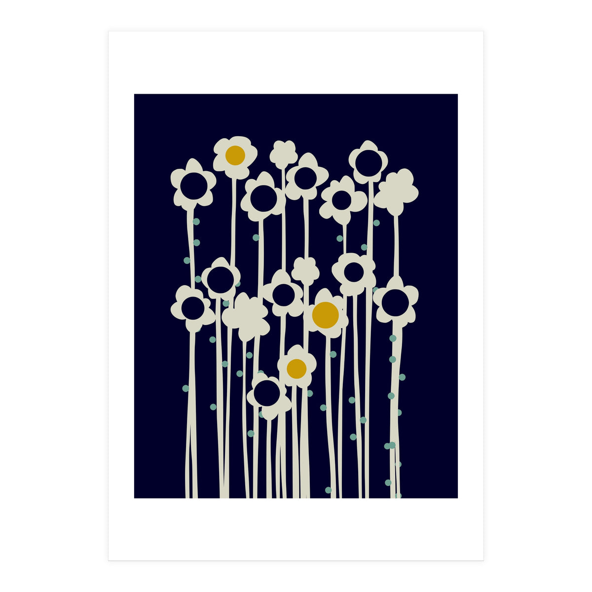 expectant iteration winter sun flowers (Print Only)