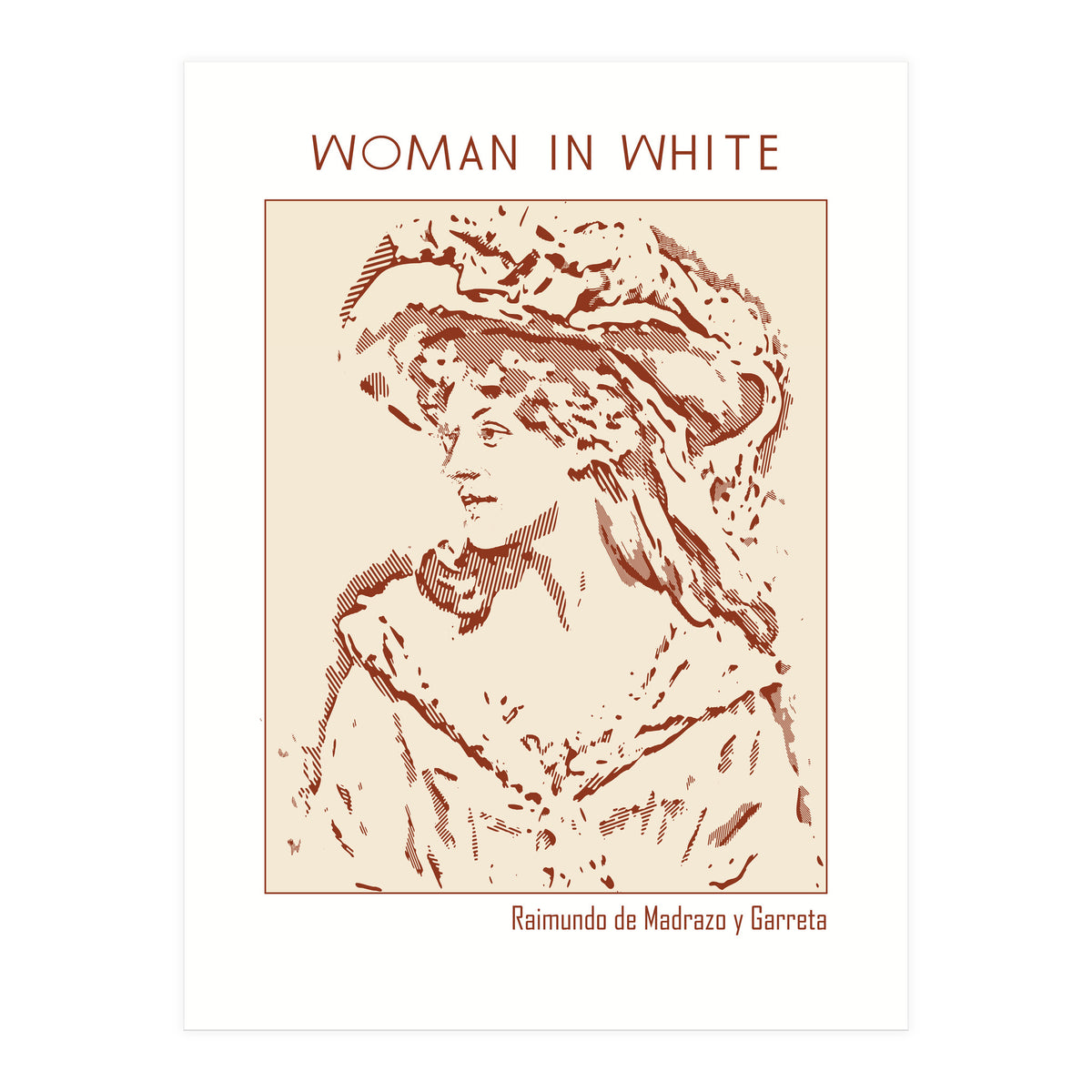 Woman In White – Raimundo De Madrazo Y Garreta (Print Only)