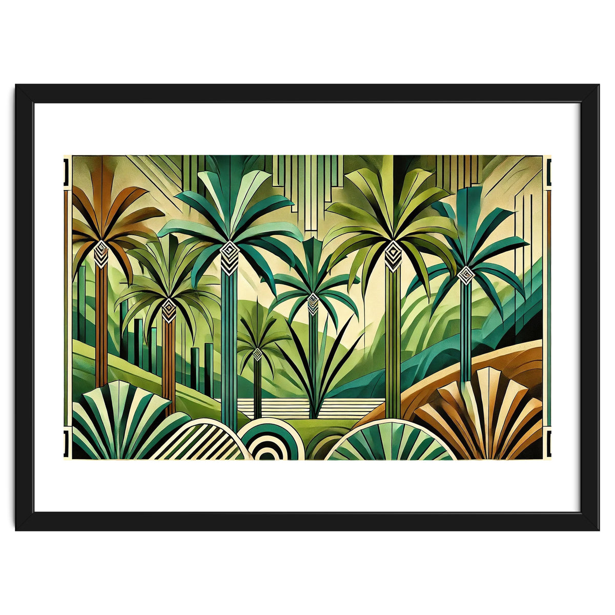 Tropical Art Deco Oasis