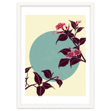 Pink flowers on a blue moon thumbnail