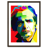 Marlon Brando Pop Art WPAP thumbnail
