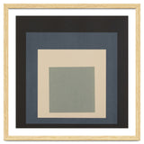 JOSEF ALBERS - HOMAGE TO THE SQUARE BEIGE GREY BLACK HIGH RESOLUTION thumbnail