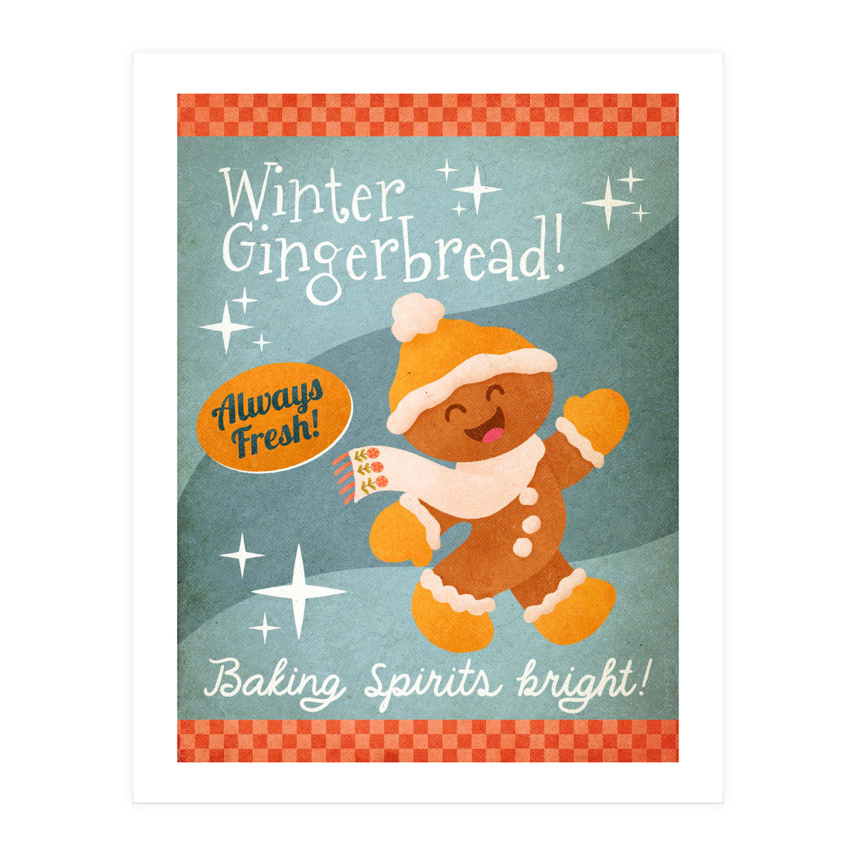 Winter Gingerbread (Print Only)