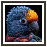 Close Up Vibrant Parrot Eye thumbnail