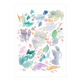 Abstract Watercolor Summer Flowers II (Print Only) thumbnail