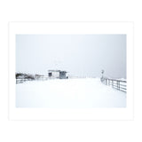 Hut in the winter seascape  (Print Only) thumbnail