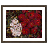 Vintage oil painted moody romantic Roses thumbnail
