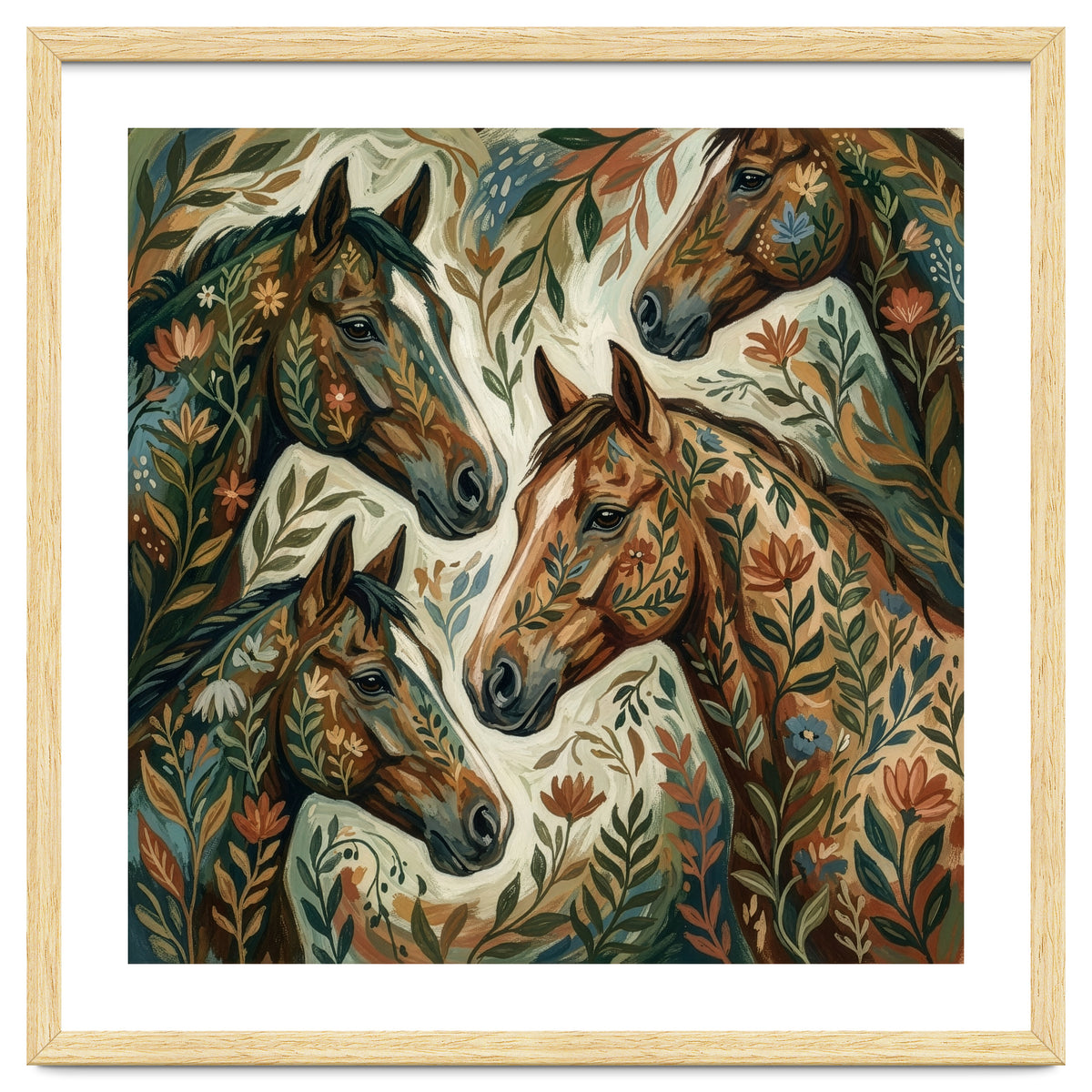 Wild Horses In Bloom