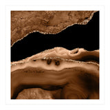 Brown & Gold Agate Texture 13 (Print Only) thumbnail
