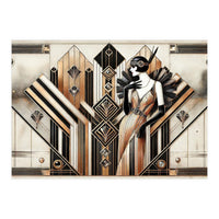 Gatsby Glamour Art Deco Scene (Print Only)