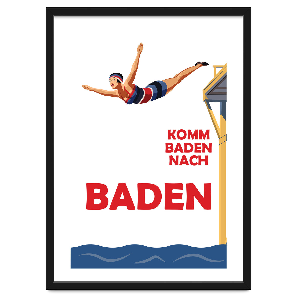 Baden Baden Swim Girl