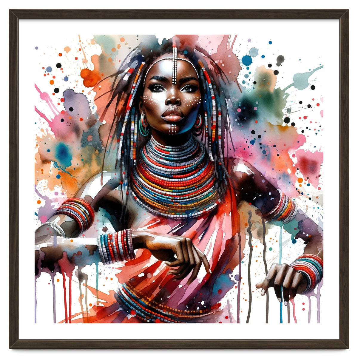 Beaded Majesty Dancer Portrait