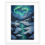 Ethereal Northern Lights: Arctic Winter Valley thumbnail