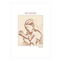 Girl Reading – Franz Eybl (Print Only)