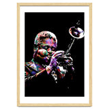 Dizzy Gillespie American Jazz Trumpeter Legend Colorful thumbnail