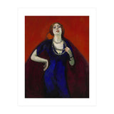 The Blue Dress. Date: 1911. Dimensions: 146.2 cm x 114.4 cm, 161.0 cm x 129.4 cm. (Print Only) thumbnail