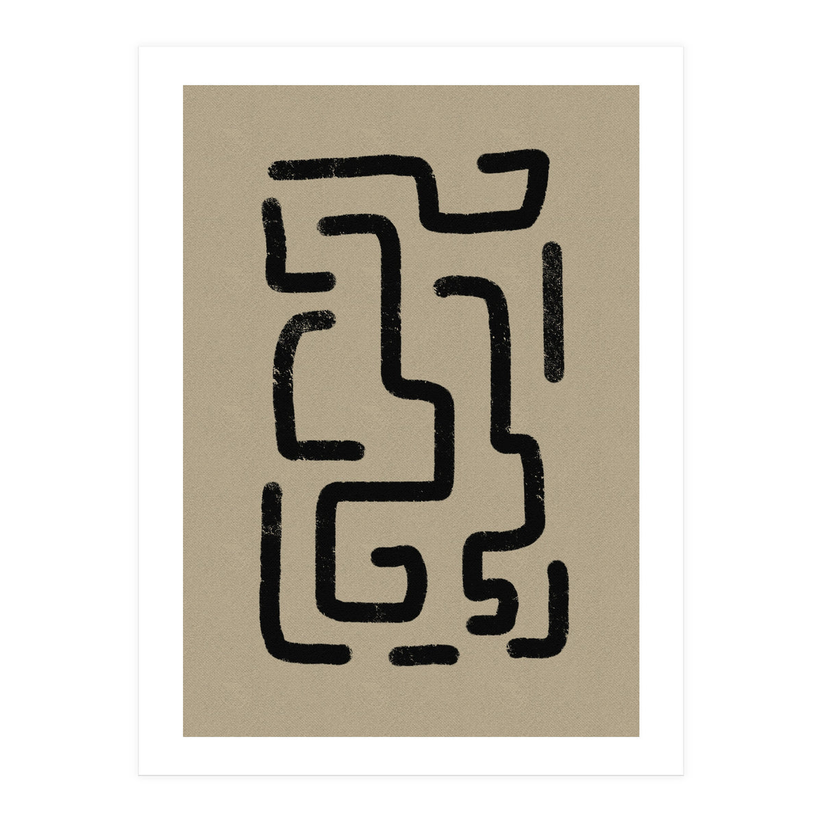 Minimalist Black Lines (Print Only)