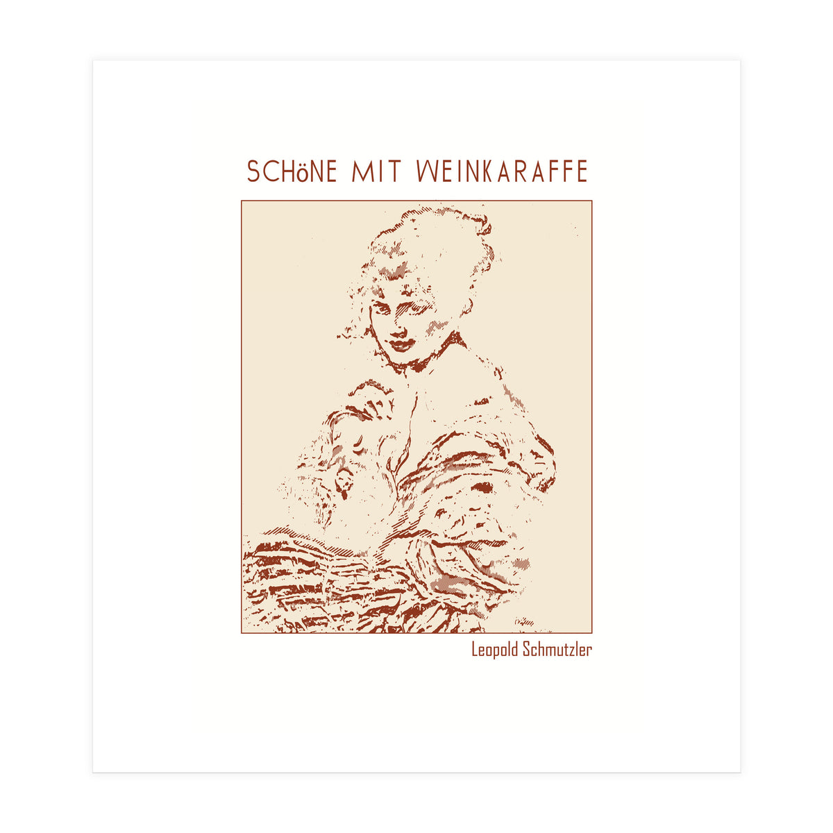 Schöne Mit Weinkaraffe – Leopold Schmutzler (Print Only)