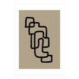 Black Minimalist Lines (Print Only) thumbnail