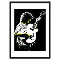 Pat Metheny American Jazz Guitarist Legend in Pop Art