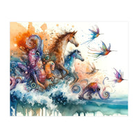 Surreal Ocean Creatures (Print Only)