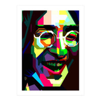 John Lennon English Rock And Roll Pop Art Wpap (Print Only)