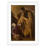 Sebastián Martínez / 'Saint Joseph with the Christ Child'. Ca. 1650. Oil on canvas. thumbnail