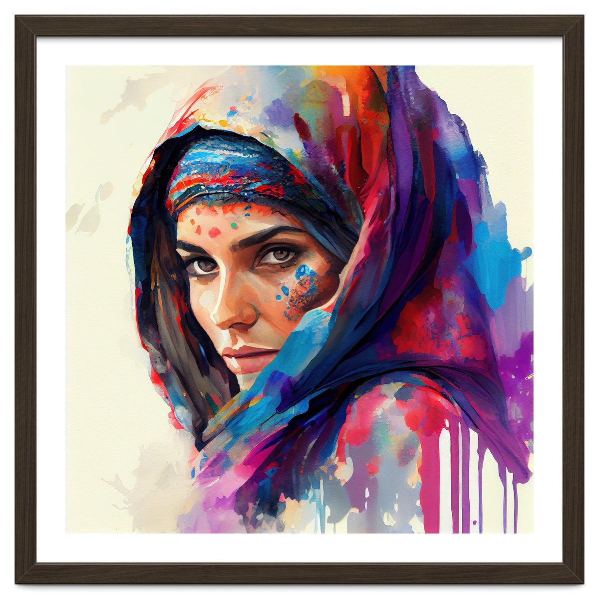 Vivid Veil Side Portrait