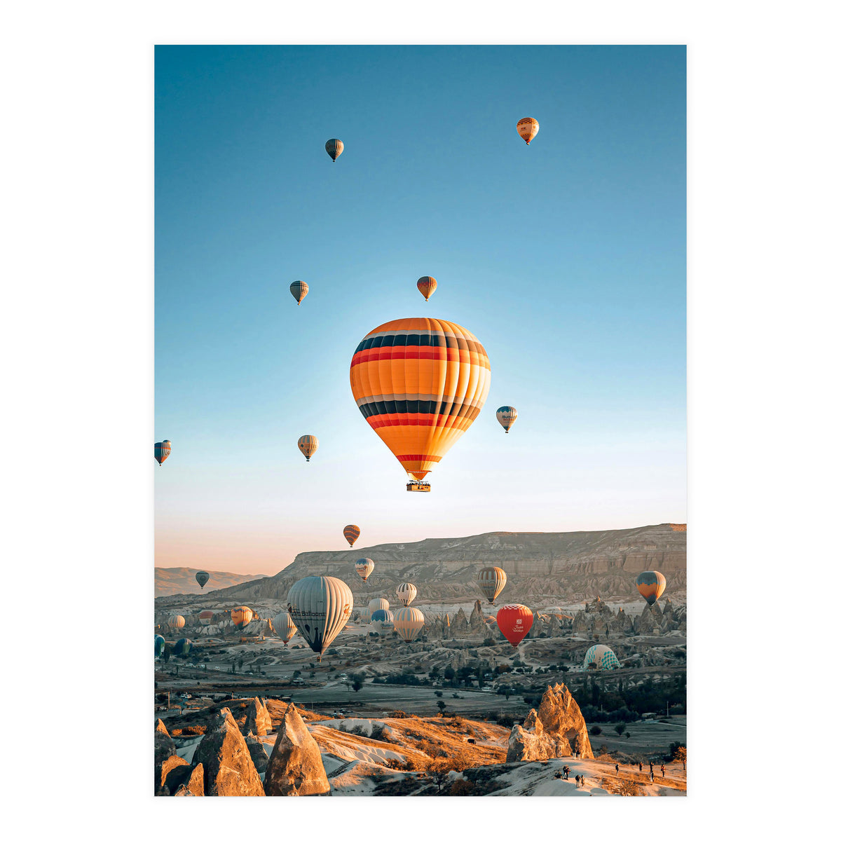 Hot Air Balloons Cappadocia Sunrise (Print Only)