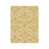 Ochre Retro Marbled Tiles (Print Only) thumbnail