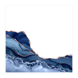 Navy & Rose Gold Agate Texture 19 (Print Only) thumbnail