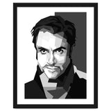 Simon Le Bon British Singer Black Illustration thumbnail