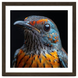 Close Up Of A Colorful Exotic Bird Head thumbnail