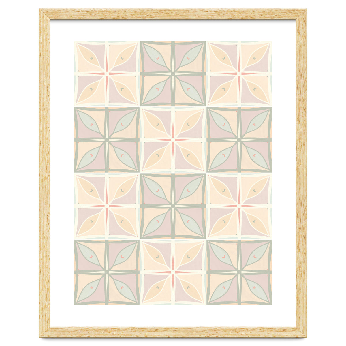 Old Style Pastels Kitchen Tiles