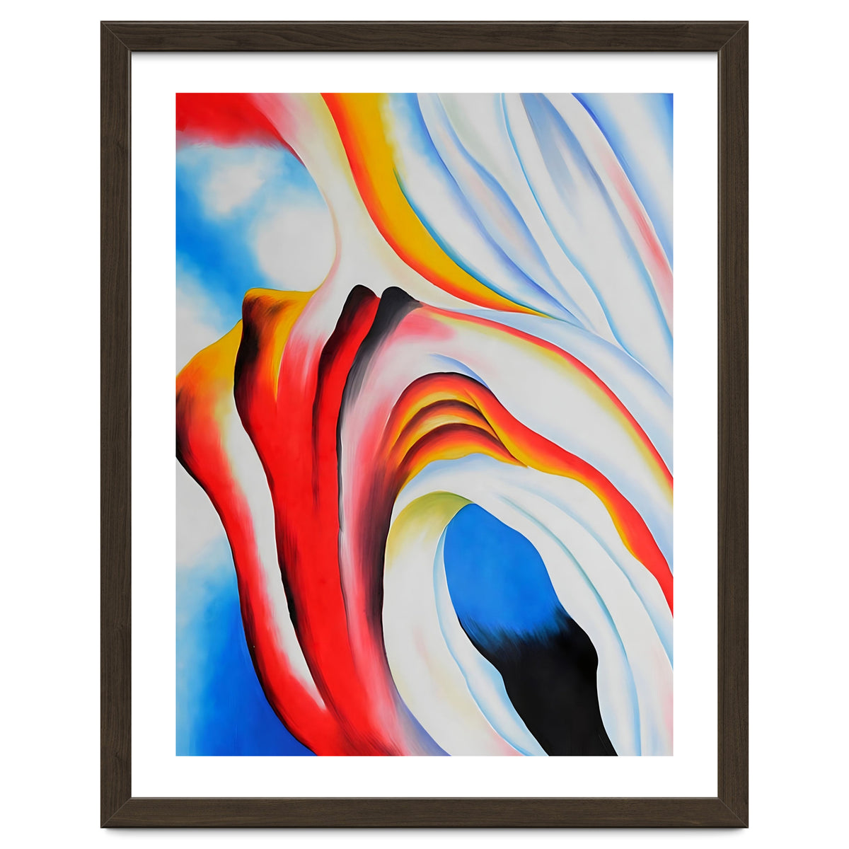 Georgia O’Keeffe – Music, Pink and Blue (1918) | Abstract Modernist Harmony of Color and Emotion