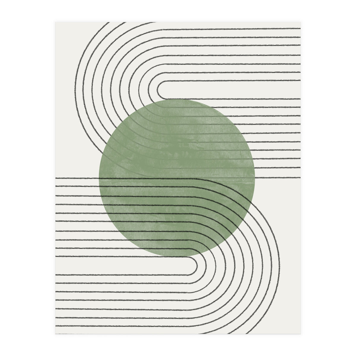 GREEN MOON  (Print Only)