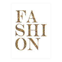 Fashion, Leopard Print Letters, Modern Chic decor (Print Only)