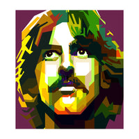 George Harrison The Beatles Pop Art WPAP (Print Only)