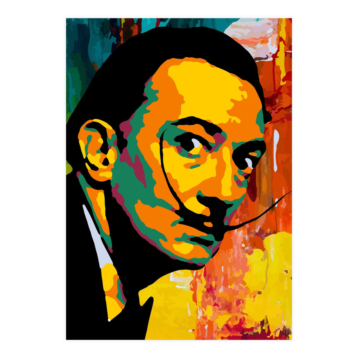 Salvador Dali Abstract 2 (Print Only)