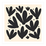Abstract Monochrome Flowers 1 (Print Only) thumbnail
