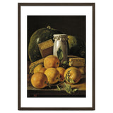 Luis Egidio Meléndez / 'Still Life of Oranges, Watermelon, a Pot, and Boxes of Cake', ca.  1760. thumbnail