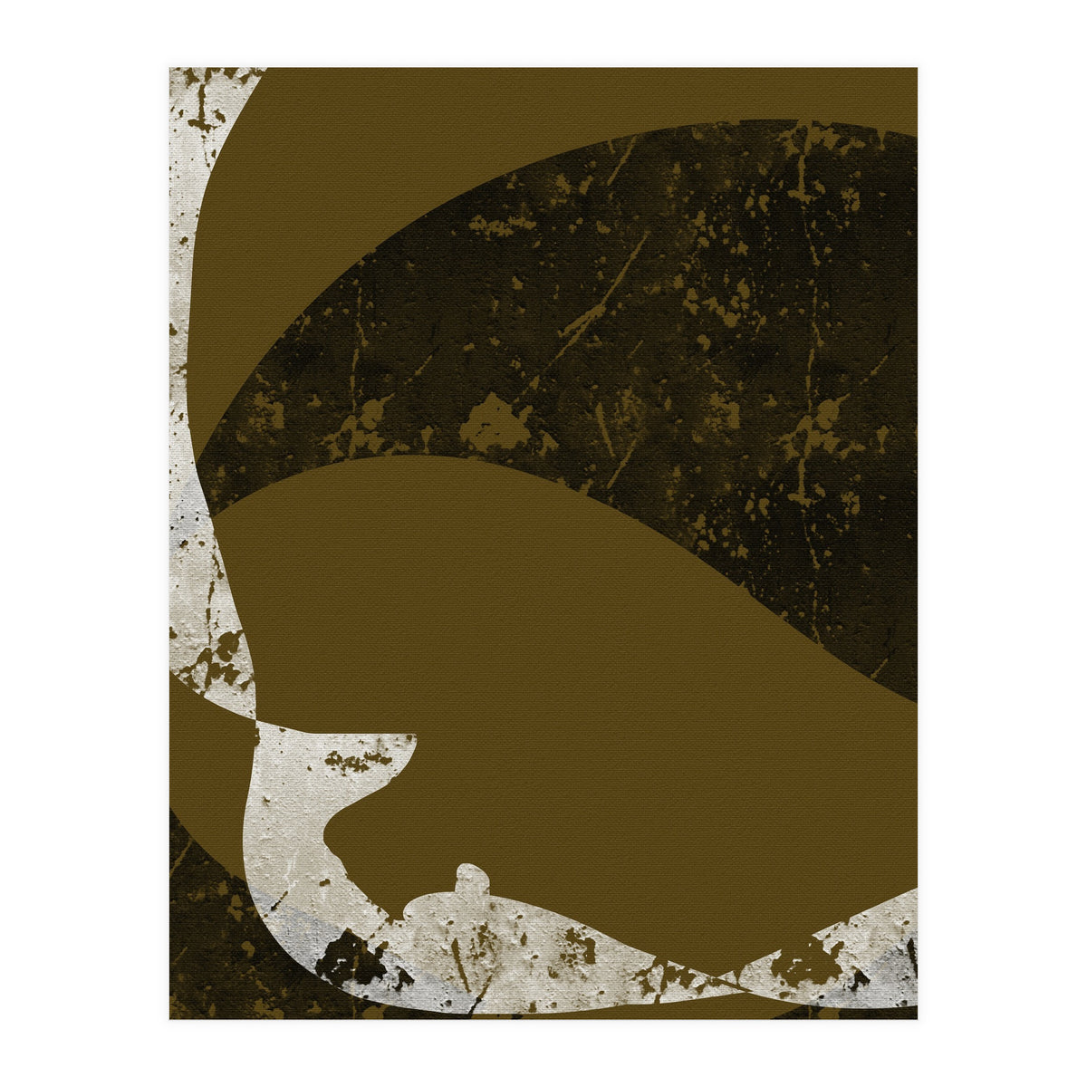 Black and White Rough Scratches (Print Only)