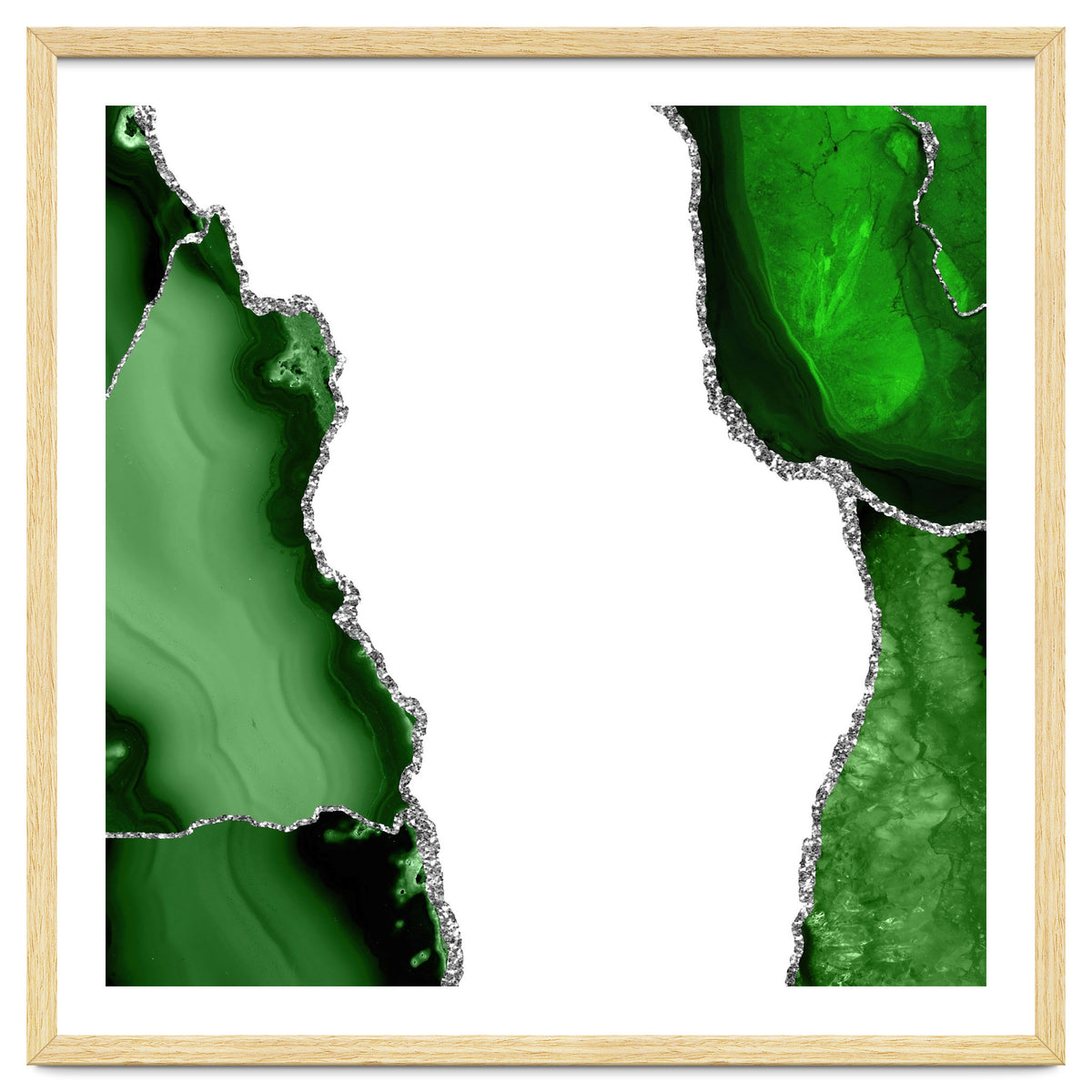 Green & Silver Agate Texture 15